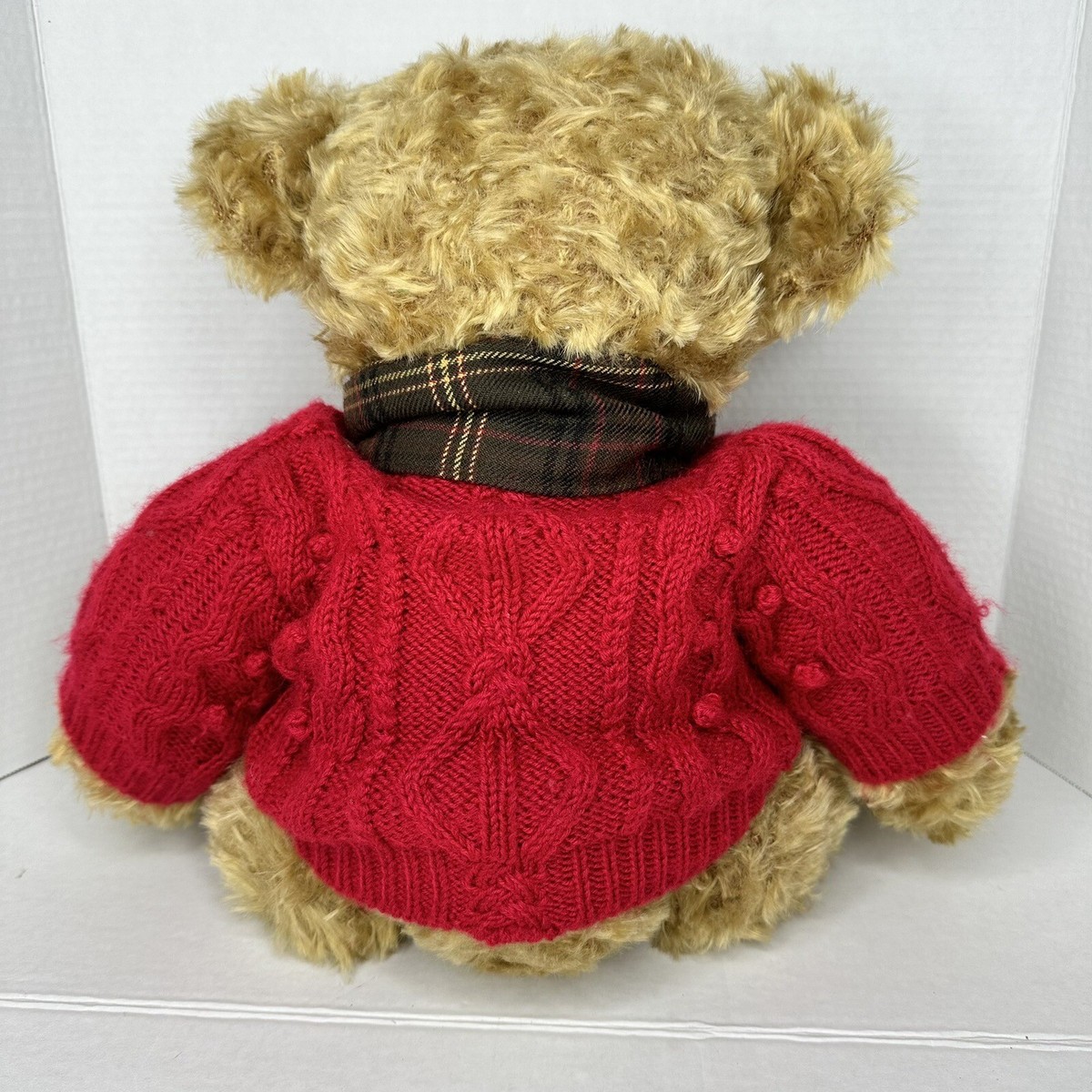 Harrods 20th Anniversary Christmas Teddy Bear Plush 2005 Red
