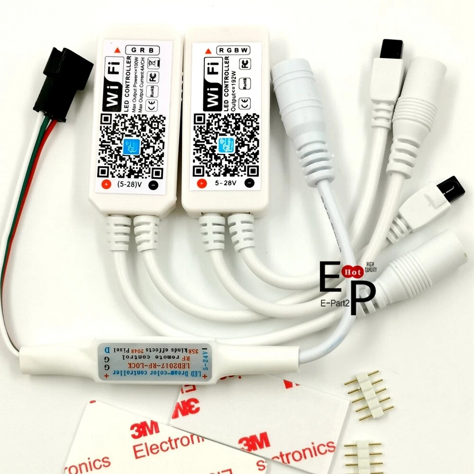 RGB RGBW WiFi Remote SP103E SP105E Controller For 5050 WS2811 WS2812B LED Strip - Image 4 of 4