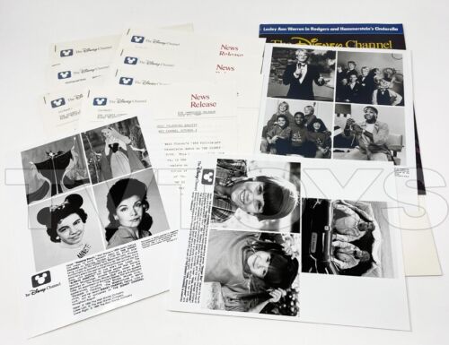 1987 Disney Channel Press Kit Photos Magazine Annette Funicello Sleeping Beauty - Picture 1 of 4