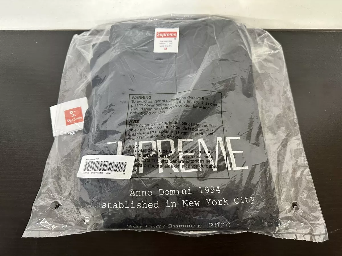 Supreme anno cheap domini tee yellow