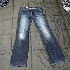 Adriano Goldschmied Angel Bootcut Womens Light Wash Denim Jean USA Made 28R