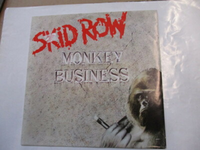 SKID ROW - MONKEY BUSINESS - 7'' VINYL NEU UNBESPIELT DEUTSCHLAND 1991