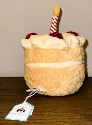 Jellycat Amuseables Birthday Cake BNWT New 100% Authentic US