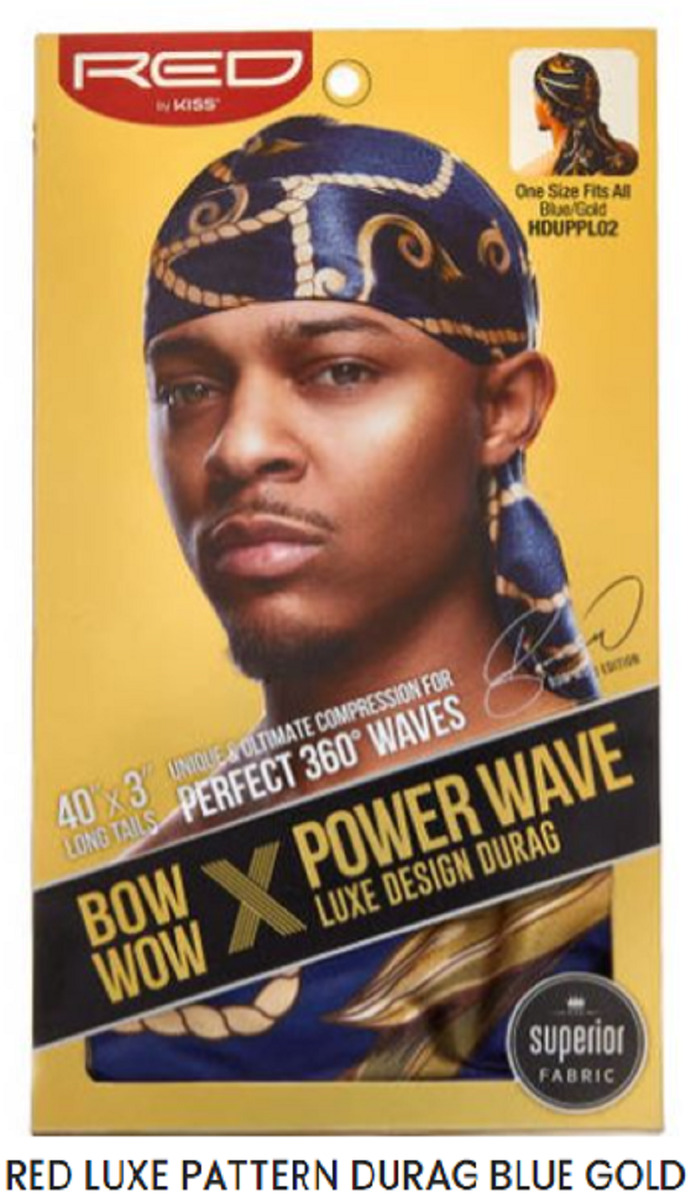  Red by Kiss Bow Wow X Power Wave Checker Silky Durag