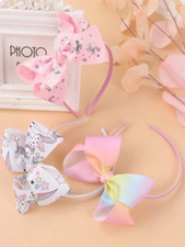 3pc Girl Unicorn Headbands