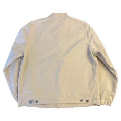 VTG 90s Salvatore Ferragamo Light Khaki Zip Up Bomber Jacket Men