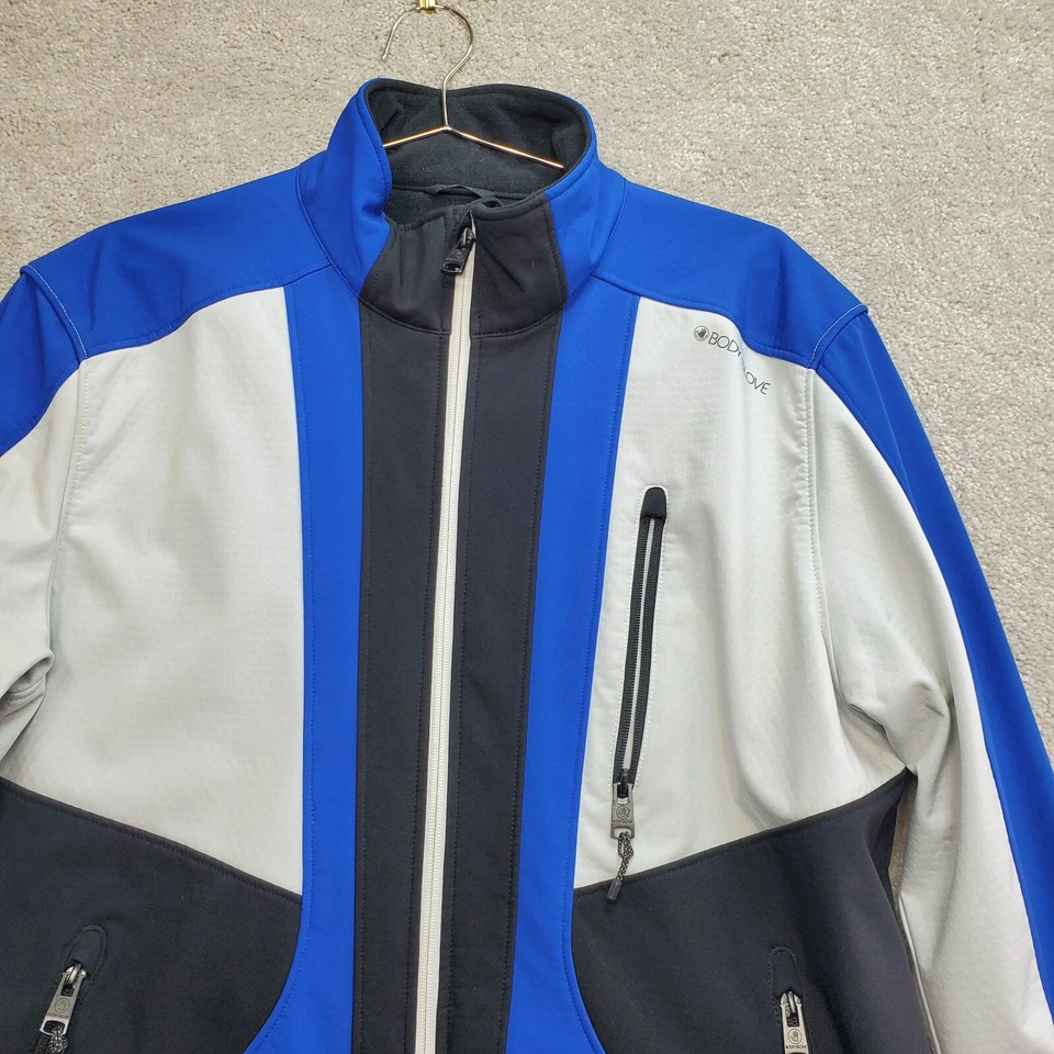 Тело перчатка куртка мужская большой мульти синий черный цвет блок SKi зимняя одежда - Изображение 3 из 4