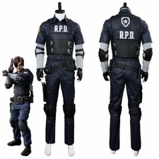 Resident Evil 2 Remake Biohazard Re:2 Leon Scott Kennedy Police Costume Cosplay