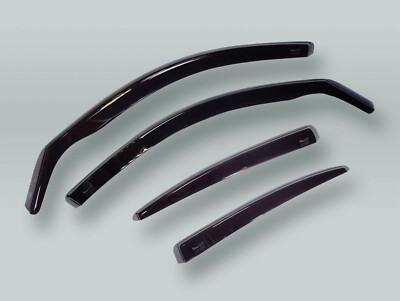 HEKO Wind Deflectors Rain Guards 4pcs Set fits 1998-2009 SAAB 9-5