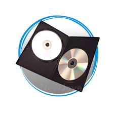 25 pcs Black 7mm Slim Double 2 Disc CD DVD Movie Case Storage Box