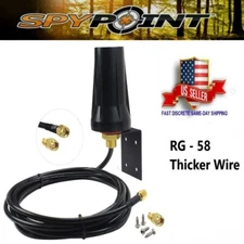 5dBi Extended Range Booster Antenna for Tactacam Reveal Trail Camera Spypoint!!!