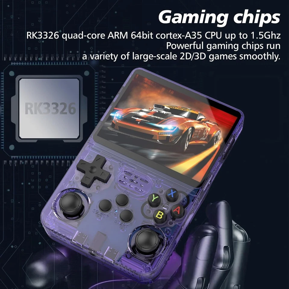 R36S Retro Handheld Video Game Console Linux System 3.5 Inch IPS Screen Portable - image 4 of 4