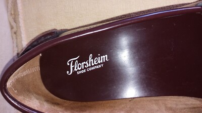 Vintage Florsheim Berkley Rare 13B 17058-05 Burgundy Leather  display picture 1