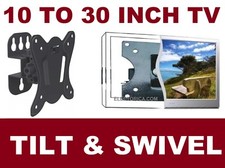 10-30" LCD LED TV WALL MOUNT BRACKET TILT SWIVEL 12 14 17 19 20 21 24 26 27 28"