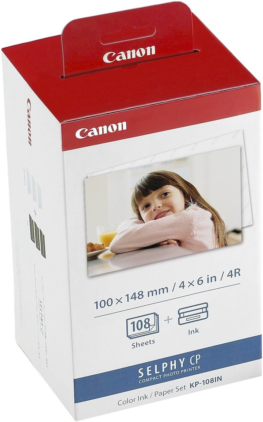 Цветные чернила Canon KP-108IN Набор бумаги на 108 листов 4x6 6290₽