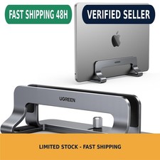Vertical Laptop Stand Holder for Desk - Adjustable Aluminum for Up to 17.3"
