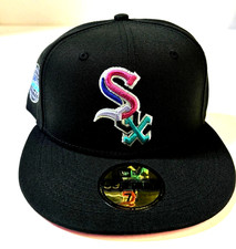 Chicago White Sox MLB 2005 World Series POLARLIGHTS NE Fitted Hat~Black