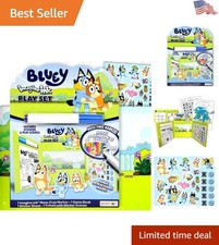 Bluey Imagine Ink Coloring Stickers Set - Perfect Travel Activity for Kids