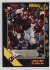 1991 Wild Card Draft 5 Stripe Mike Croel #88 Rookie RC 0dp1. rookie card picture
