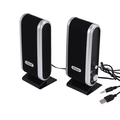  120W USB  Desktop Computer Notebook Audio Speaker 3.5mm Earphone Jack F9Q43190