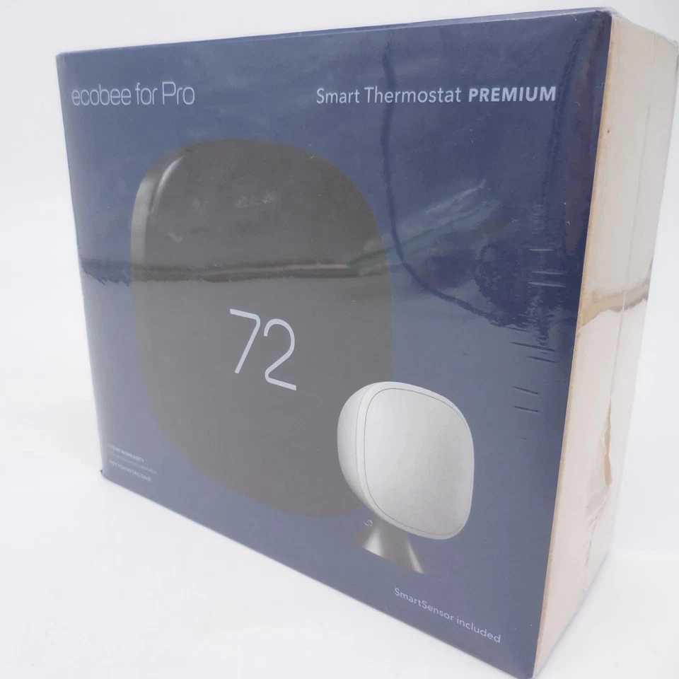 Termostato inteligente Ecobee Premium con sensor inteligente - negro EB-STATE 6P-01 Foto 4 de 4