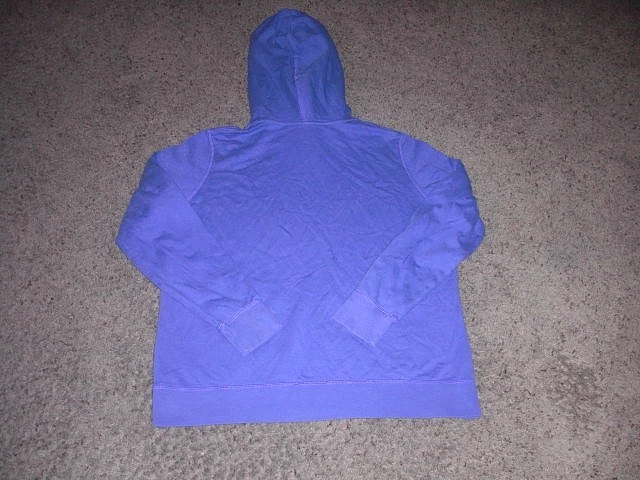 Sudadera con capucha NIKE púrpura mezcla de algodón para mujer XL Foto 4 de 4
