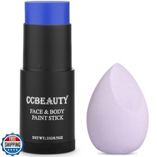CCbeauty Blue Face Paint Stick,Face Painting Kit,Non Toxic SFX Makeup For Ava