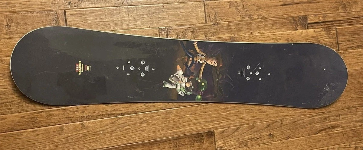 Kids Toy Story Burton Chopper 125cm Snowboard Rare Woody Buzz