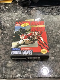 Sega Game Gear Road Rash Complete In Box Gamegear 