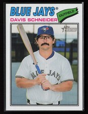 2026 Topps Heritage #224 Davis Schneider Toronto Blue Jays Baseball Card