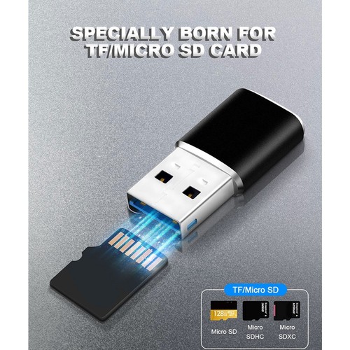 Aluminium USB 3.0 Speicherkartenleser Adapter für Micro- Karte/TF Kartenle6997 - Bild 5 von 10