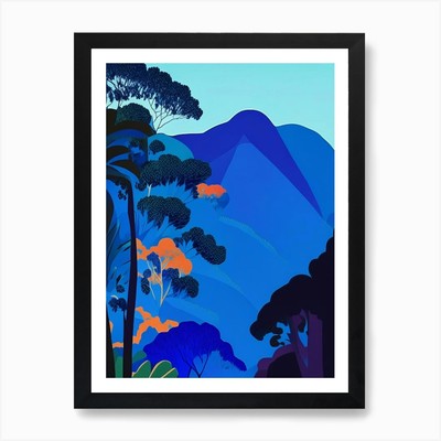 Blue Mountains National Park Austra Framed Wall Art Poster Canvas Print Picture