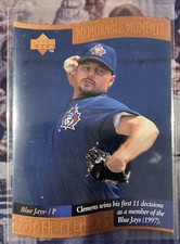 1997 Collector's Choice #8 Roger Clemens Memorable Moments