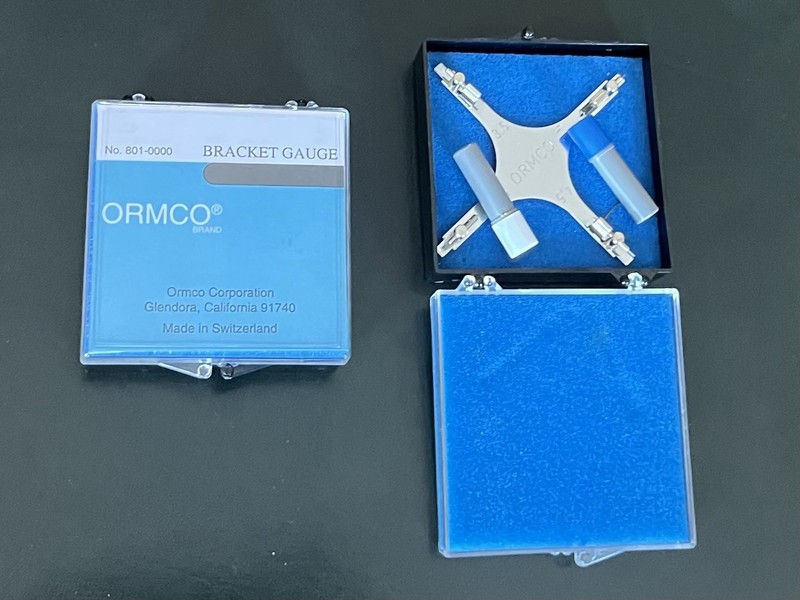 Ormco Bracket gauge, Item# 801-0000.  Quantity of 1.