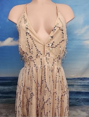 short silver backless dress Silver Backless Dress main image 0