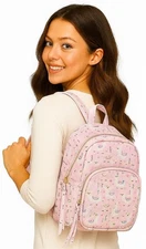 Under1sky Katrina Mini Backpack Lama Land Bag Pink Underonesky