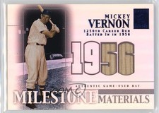 2002 Topps Tribute Milestone Materials Seasons 11/56 Mickey Vernon #MIM-MV 7xr