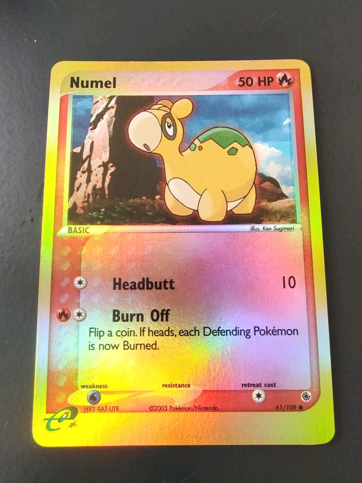 Pokemon EX Ruby and Sapphire Numel 61/109 Reverse Holo NM-MINT