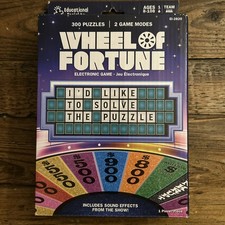 NEW & SEALED! Wheel of Fortune Handheld Electronic Game Great for Travel Classic