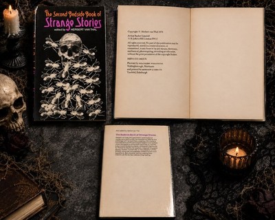  ️  THE SECOND BEDSIDE BOOK OF STRANGE STORIES HC 1976 HORROR ANTHOLOGY  ️ 