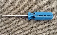 PICQUIC MULTIQUE - Multi-Bit Screwdriver Slim Handle  Bright Blue - no packaging