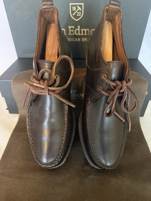 ALLEN EDMONDS #13  BAYFIELD Half boots Brown Learher  NEW in Box