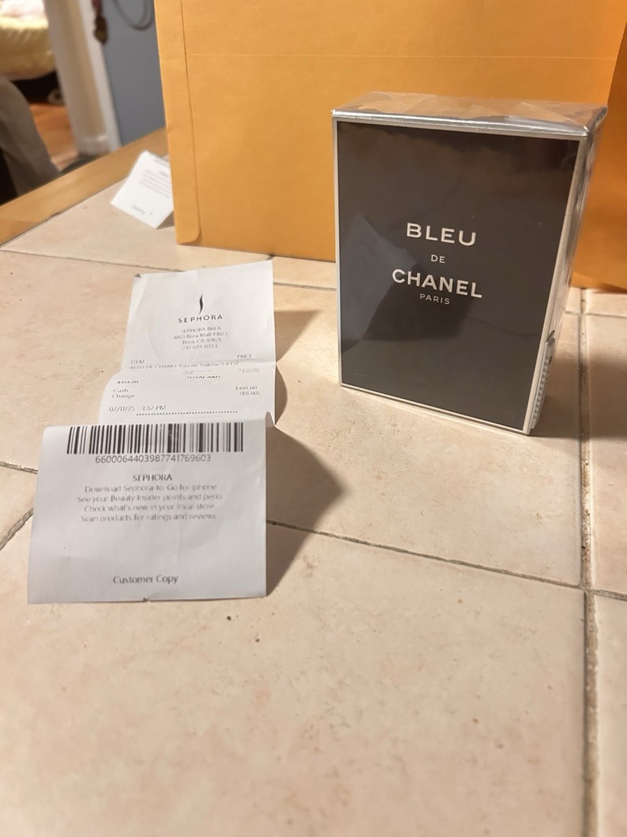 BLEU DE CHANEL Eau de Toilette Men's Spray - 100ml for sale online