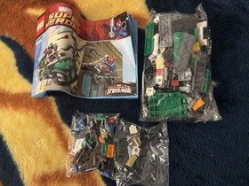 LEGO Marvel Super Heroes Spider-Man Spider-Cycle Chase (76004) Not Complete