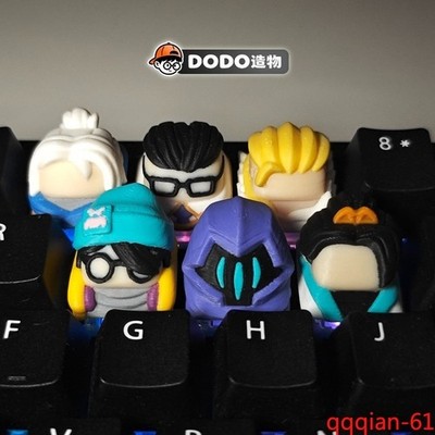 Valorant Keycaps - Omen Sage 3D Creative Design Collectible Gift Toy PLA Plastic