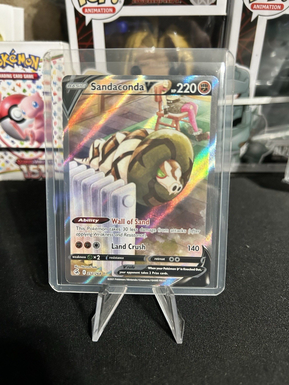 Sandaconda V - 252/264 - Alternate Art - Fusion Strike - Pokemon Card