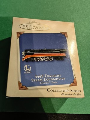 Hallmark Lionel 4449 Daylight Steam Locomotive 8th in Series Keepsake 2003 New