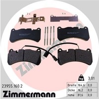 Zimmermann BremsbeläGe Bremsbelagsatz FüR Alfa Romeo Giulia 952_ 952 Stelvio