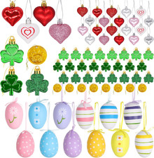 Valentines Day Decor Tree Decorations Set, 72 Pcs Ornaments for Valentine's Day