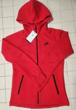 Nike Sportswear Tech Fleece Windrunner Full Zip Hoodie Red FB8338 Women's S-Tall